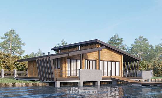 100-007-П Проект бани из дерева Светлоград | Проекты домов от House Expert