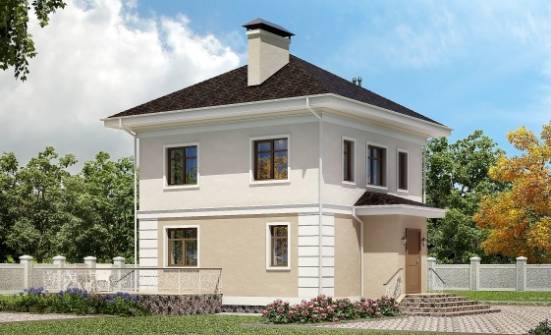 090-003-Л Проект двухэтажного дома, уютный домик из бризолита Буденновск | Проекты домов от House Expert