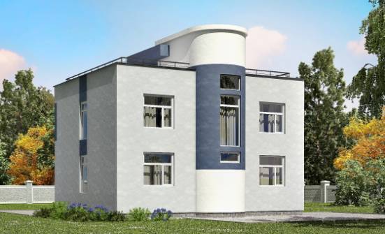 180-005-П Проект двухэтажного дома, уютный коттедж из пеноблока Георгиевск | Проекты домов от House Expert