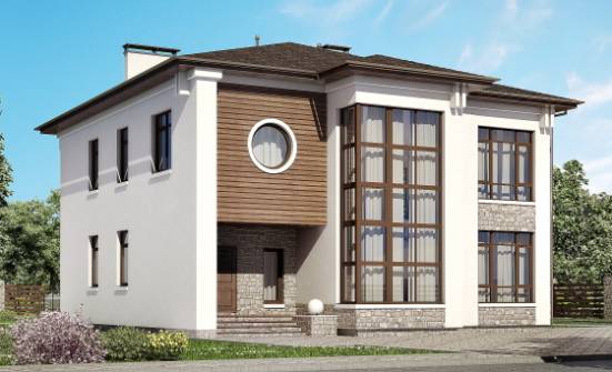 300-005-П Проект двухэтажного дома, огромный загородный дом из кирпича Нефтекумск | Проекты домов от House Expert