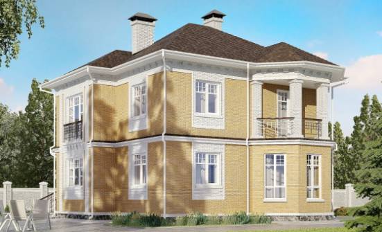 160-001-Л Проект двухэтажного дома, компактный домик из блока Невинномысск | Проекты домов от House Expert