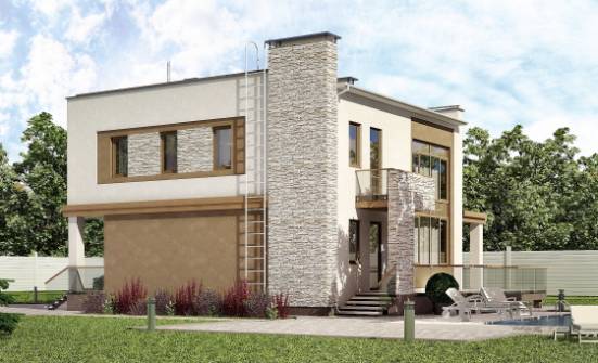 185-001-П Проект двухэтажного дома, просторный дом из блока Светлоград | Проекты домов от House Expert