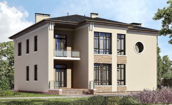 300-005-Л Проект двухэтажного дома, большой коттедж из кирпича Светлоград | Проекты домов от House Expert