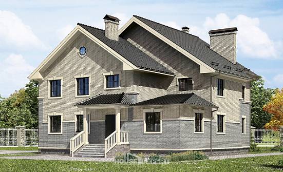 300-004-П Проект двухэтажного дома, современный загородный дом из блока Буденновск | Проекты домов от House Expert