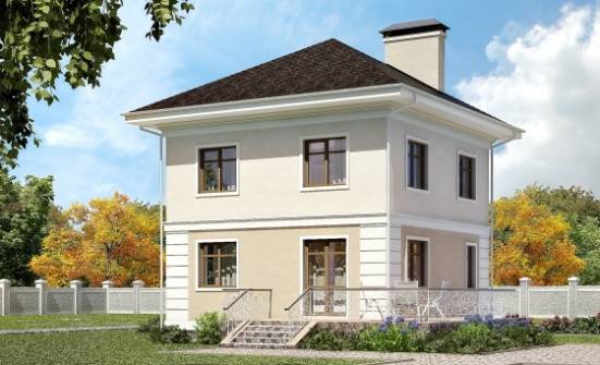 090-003-Л Проект двухэтажного дома, уютный домик из бризолита Буденновск | Проекты домов от House Expert