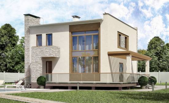 185-001-П Проект двухэтажного дома, просторный дом из блока Светлоград | Проекты домов от House Expert