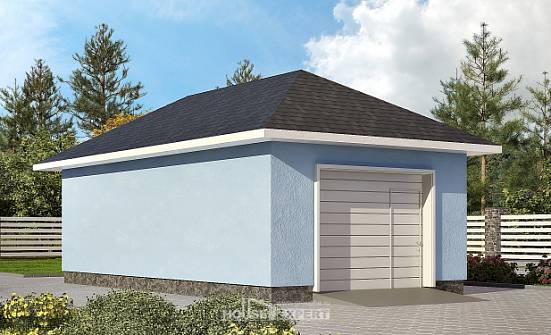 040-001-Л Проект гаража из газосиликатных блоков Георгиевск | Проекты домов от House Expert