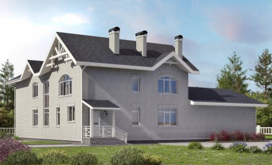 340-004-П Проект двухэтажного дома, уютный коттедж из газобетона Светлоград | Проекты домов от House Expert