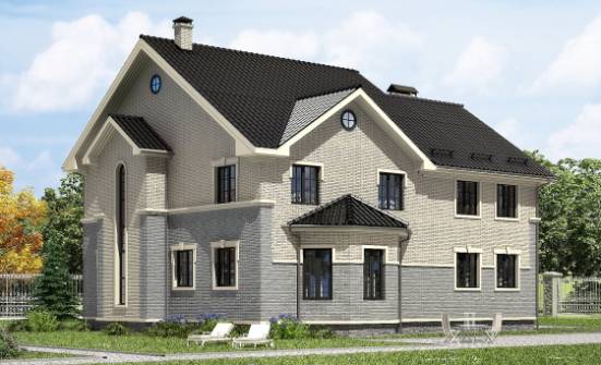 300-004-П Проект двухэтажного дома, современный загородный дом из блока Буденновск | Проекты домов от House Expert