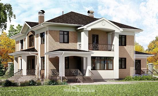 520-001-П Проект трехэтажного дома, классический коттедж из арболита Буденновск | Проекты домов от House Expert