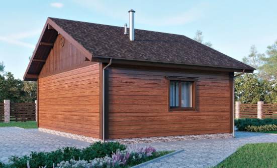 065-001-П Проект бани из теплоблока Зеленокумск | Проекты одноэтажных домов от House Expert