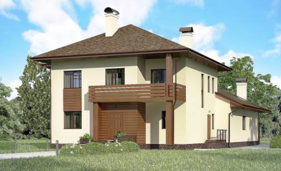 300-001-П Проект двухэтажного дома, просторный дом из кирпича Буденновск | Проекты домов от House Expert