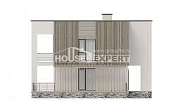 150-017-П Проект двухэтажного дома, бюджетный дом из газосиликатных блоков, Пятигорск