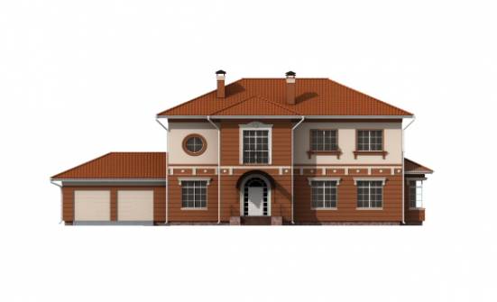285-001-Л Проект двухэтажного дома, гараж, большой домик из кирпича Железноводск | Проекты домов от House Expert