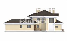 375-002-Л Проект двухэтажного дома, гараж, большой загородный дом из кирпича, Невинномысск