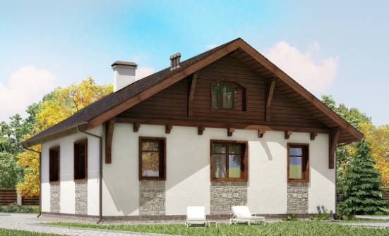 080-002-Л Проект одноэтажного дома, доступный загородный дом из теплоблока, Ставрополь