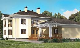 375-002-Л Проект двухэтажного дома, гараж, красивый дом из кирпича, Железноводск