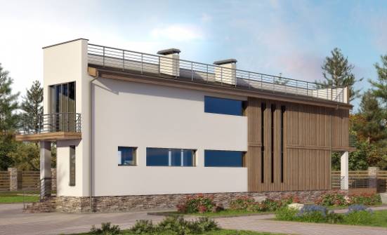 100-003-Л Проект двухэтажного дома, компактный домик из газосиликатных блоков, Новоалександровск