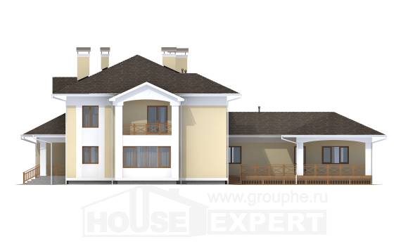 375-002-Л Проект двухэтажного дома, гараж, красивый дом из кирпича, Невинномысск