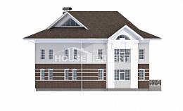 410-001-П Проект двухэтажного дома и гаражом, большой домик из кирпича, Светлоград