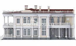 505-001-П Проект двухэтажного дома, гараж, современный загородный дом из газосиликатных блоков, Зеленокумск