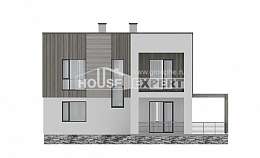 150-017-П Проект двухэтажного дома, доступный загородный дом из арболита, Ставрополь