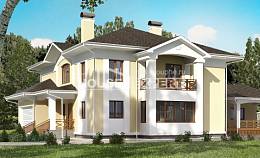 375-002-Л Проект двухэтажного дома, гараж, огромный дом из кирпича, Новоалександровск